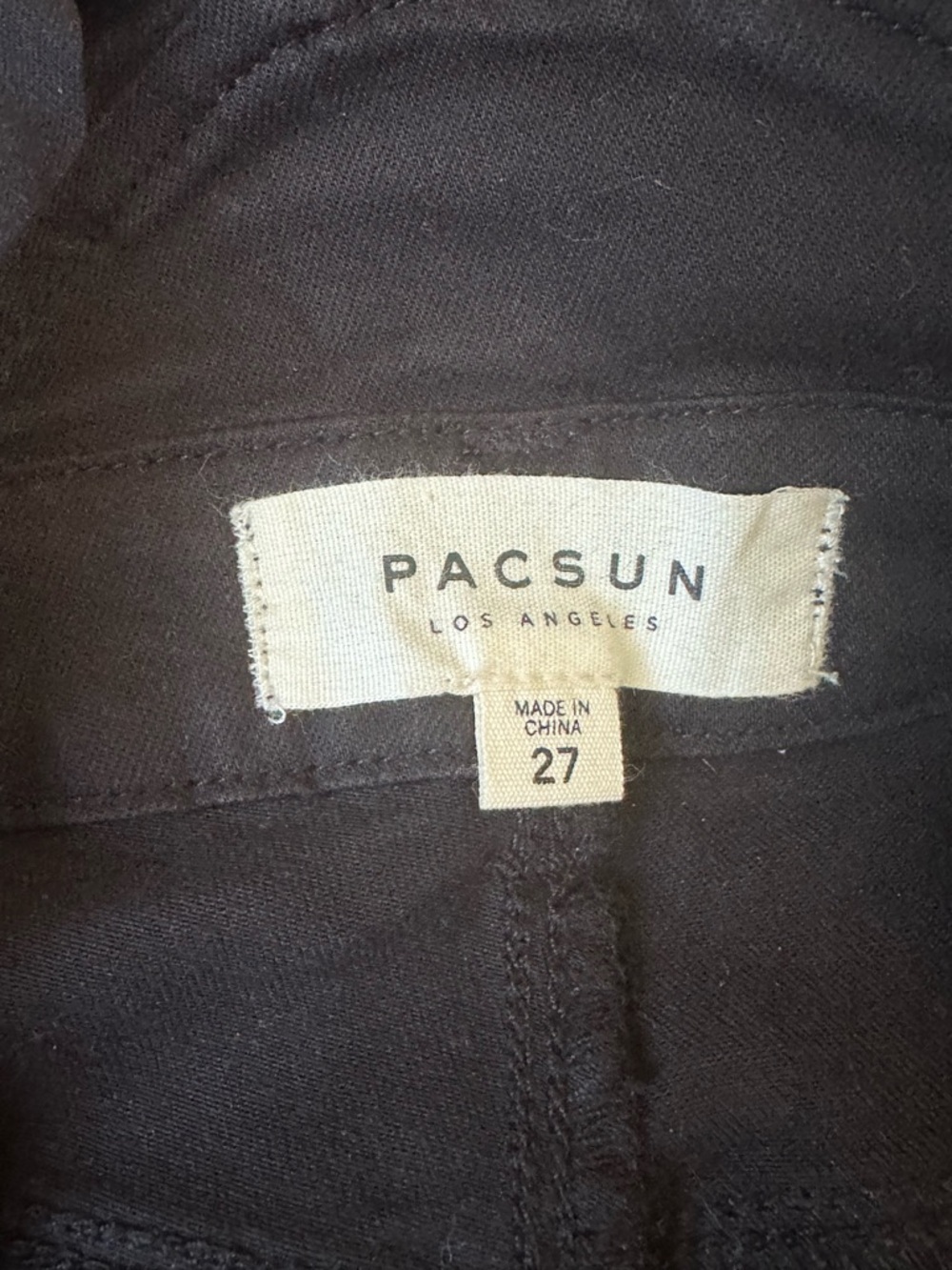 PacSun Women's Slim Denim - Leland Black Overalls - Picture 12 of 14